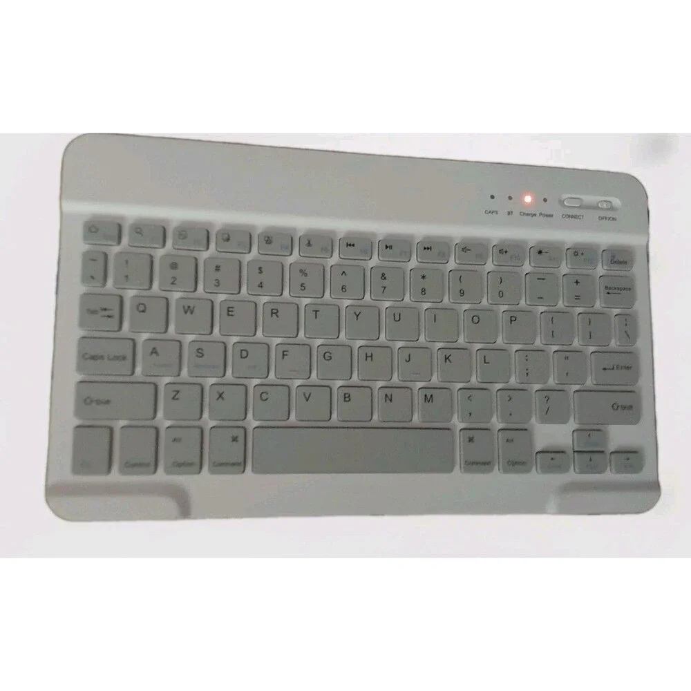 Ultra Slim Bluetooth Mini Keyboard Wireless Rechargeabl No Cable